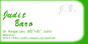 judit baro business card